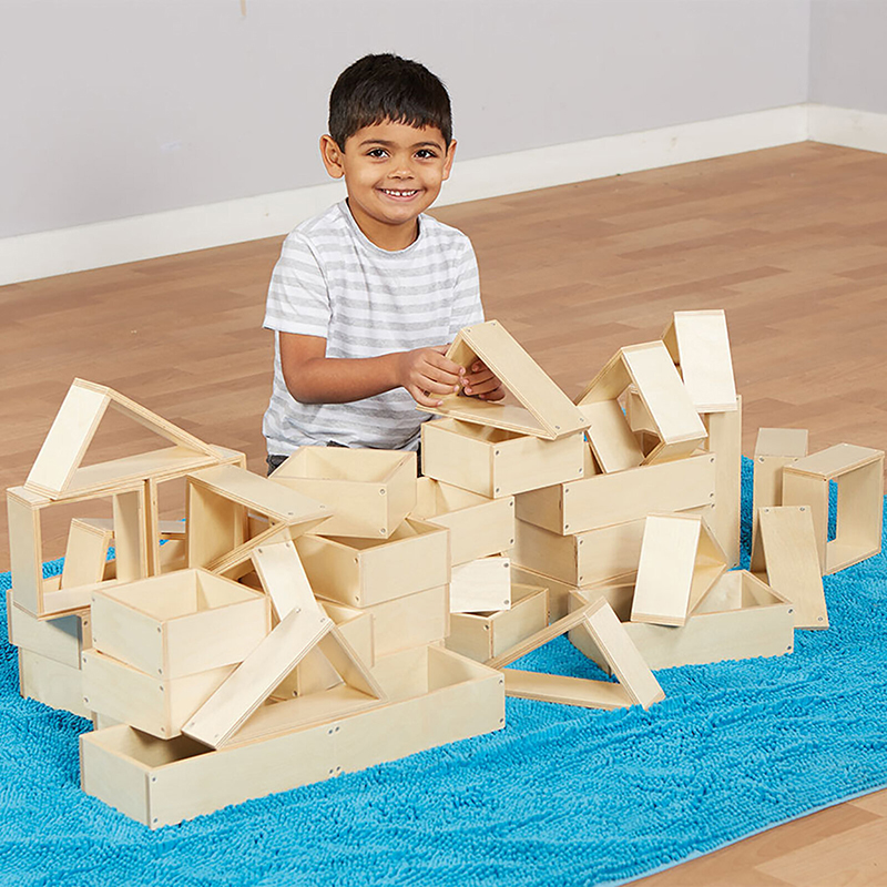 Large wooden building blocks discount