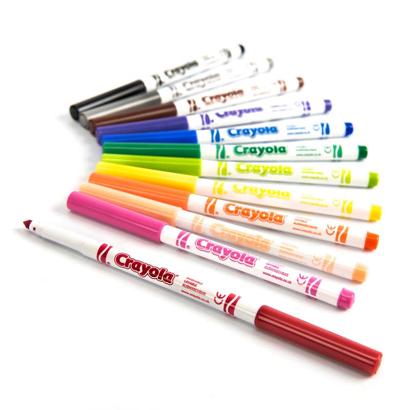 Crayola Supertips Colouring Pens Assorted 144pk Creative Activity