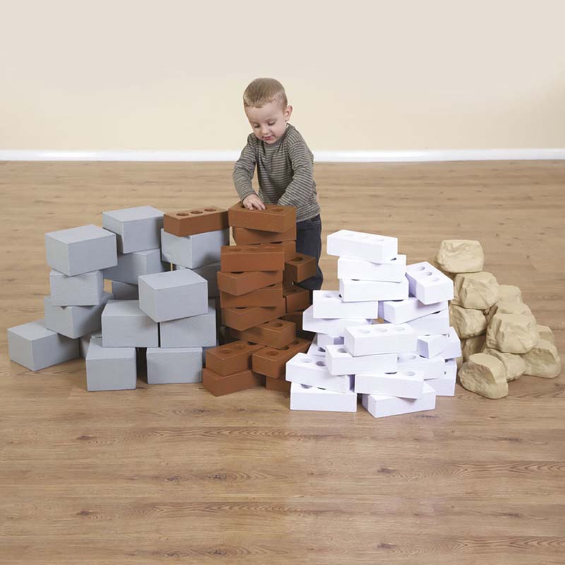 Children's foam building bricks sales