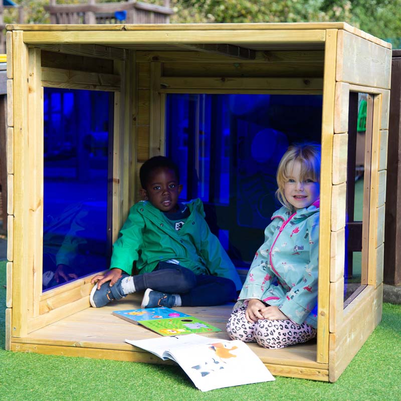 Children's outdoor wooden playhouse outlet