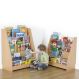 Wooden Bookcase Storage Display Units H95cm | Creative Activity