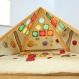 Lovely Learning Location Wooden Pyramid Den | Creative Activity
