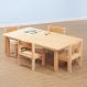 Beech Veneer Rectangular Table L1200mm & Chairs | Creative Activity
