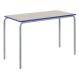C'Bent PU Edge Rect Table L120cm H64cm Ailsa Top Blue Edge | Creative Activity