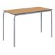 C'Bent PU Edge Rect Table L110cm H46cm Beech Top Grey Edge | Creative Activity