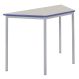FullyWelded Table Trapezium L120 x H76cm Beech Top Grey Edge | Creative Activity