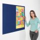 Eco Frameless Noticeboard H1200 x W1800mm Blue | Creative Activity