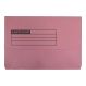 ACCO Document Wallets Half Flap Foolscap 225gsm 50pk Pink | Creative Activity