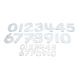 Mirror Numbers Collection H70mm | Creative Activity