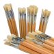 Hog Hair Flat Paint Brushes Assorted 60pk L335mm | Creative Activity