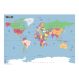 Simple Map of the World A1 | Creative Activity