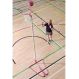 Freestanding Wheelaway Netball Posts 10mm Ring Pink | Creative Activity