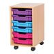 6 Tray storage unit supplied with trays Translucent | Creative Activity