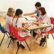 Gopak Premier Folding Tables H584 x W915 x D610mm Beech | Classroom Furniture | Creative Activity