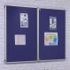 FlameShield Tamperproof Noticeboards Blue H1200 x W2400mm | Creative Activity