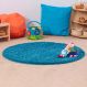 Shaggy Rug Circular 1m Beige | Creative Activity