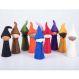 Small World Rainbow Wooden Felt Elves | Creative Activity