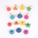 Rainbow Wooden Nuts & Bolts Pk 7 | Multi Sensory Environments | Creative Activity