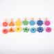 Rainbow Wooden Nuts & Bolts Pk 7 | Multi Sensory Environments | Creative Activity