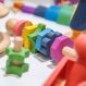 Rainbow Wooden Shape Twister | Multi Sensory Environments | Creative Activity