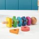 Rainbow Wooden Shape Twister | Multi Sensory Environments | Creative Activity