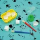 Blue Plastic Table Cover 1.5x1.5m | Educational Resources - Art & Craft | Creative Activity
