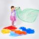 Rainbow Organza Fabric Pk 7| Multi-Sensory Environments | Creative Activity