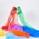 Rainbow Organza Fabric Pk 7| Multi-Sensory Environments | Creative Activity