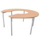 Gopak Enviro Keyhole School Table Beech H530mm | Classroom Furniture | Creative Activity