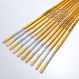 Long Handle Round Hog Bristle Brushes Size 8 - pack of 10 | Educational Resources - Art & Craft | Creative Activity
