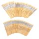Short Handle Round Hog Bristle Brushes Assorted Sizes - Pack of 100 | Educational Resources - Art & Craft | Creative Activity