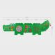 Fine Motor Activity Wall Panels Crocodile | Multi Sensory Environments | Creative Activity