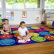 Emotions Faces Rectangular Placement Carpet  | Creative Activity
