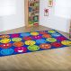 Emotions Faces Rectangular Placement Carpet  | Creative Activity