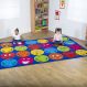 Emotions Faces Rectangular Placement Carpet  | Creative Activity