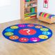 Emotions Faces Circular Carpet  | Multi Sensory Environments | Creative Activity