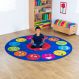 Emotions Faces Circular Carpet  | Multi Sensory Environments | Creative Activity