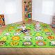 3m x 3m Wild Animals Square Placement Rug | Classroom Furniture | Creative Activity