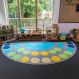 Lake Large Semi-Circle Carpet | Creative Activity