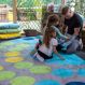 Lake Large Semi-Circle Carpet | Creative Activity