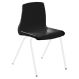 Metalliform NP Chair Seat Ht 260mm Black Black Frame | Creative Activity