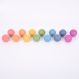 Rainbow Wooden Balls Pk 14 | Multi-Sensory Environments | Creative Activity