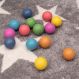 Rainbow Wooden Balls Pk 14 | Multi-Sensory Environments | Creative Activity