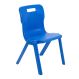 Titan One Piece Chairs Blue Seat height 430mm | Creative Activity