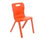 Titan One Piece Chairs Orange Seat height 460mm | Creative Activity