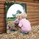 Giant Single Dome Acrylic Mirror Panel - 780mm | Multi Sensory Environments | Creative Activity