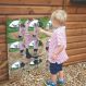 Giant 9-Domed Acrylic Mirror Panel - 780mm | Multi Sensory Environments | Creative Activity