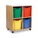 Tidistore 4 Jumbo Tray Unit w692xd450xh745mm Beech | Creative Activity