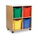 Tidistore 4 Jumbo Tray Unit w692xd450xh745mm Beech | Creative Activity