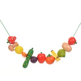 Threading Fruit Threading Fruit & Veg 24 Pcs | Multi-Sensory Environments | Creative ...